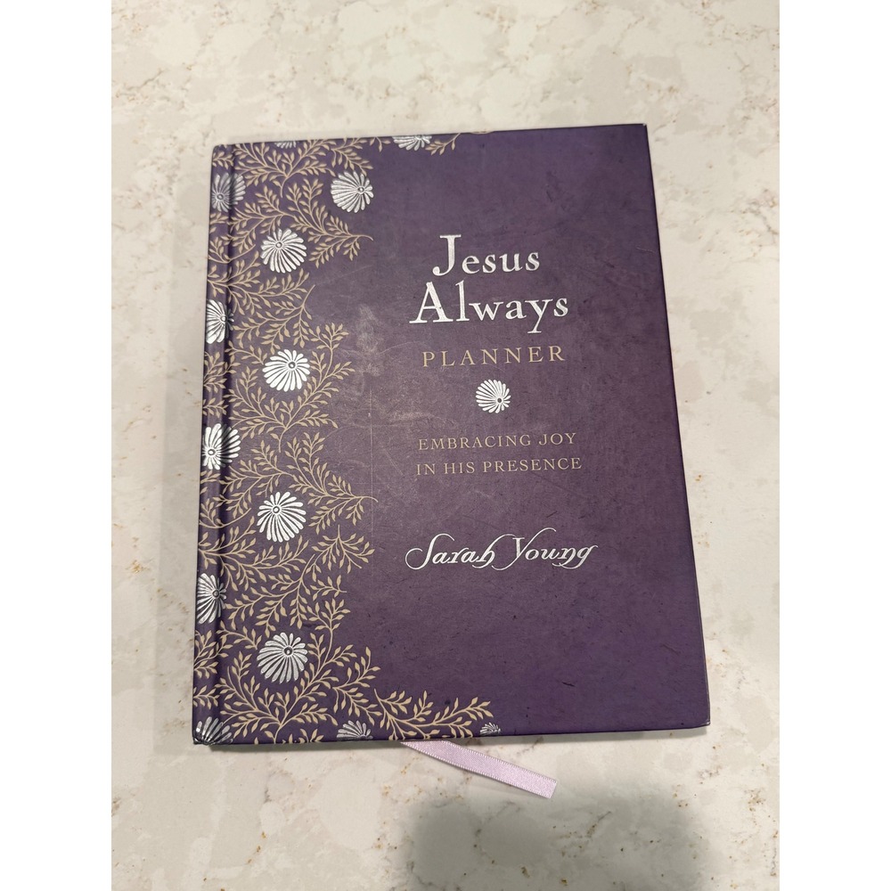 Sarah Young Jesus Always Planner Embracing Joy in His Presence Purple Hardcover